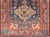 Antique Persian Karajeh Rug With Geometric Medallions in Green, Blue, and Red 5'2 X 7'10 For Sale - Image 4 of 14