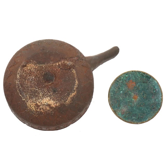 Late 18th Century Antique Early Meiji Japanese Cloisonne Enamel Tea Pot For Sale - Image 5 of 10