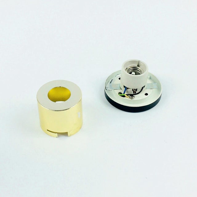 Mid-Century Amber Bubble Glass Flush Mounts by Helena Tynell for Limburg, Germany, 1970s For Sale - Image 9 of 11