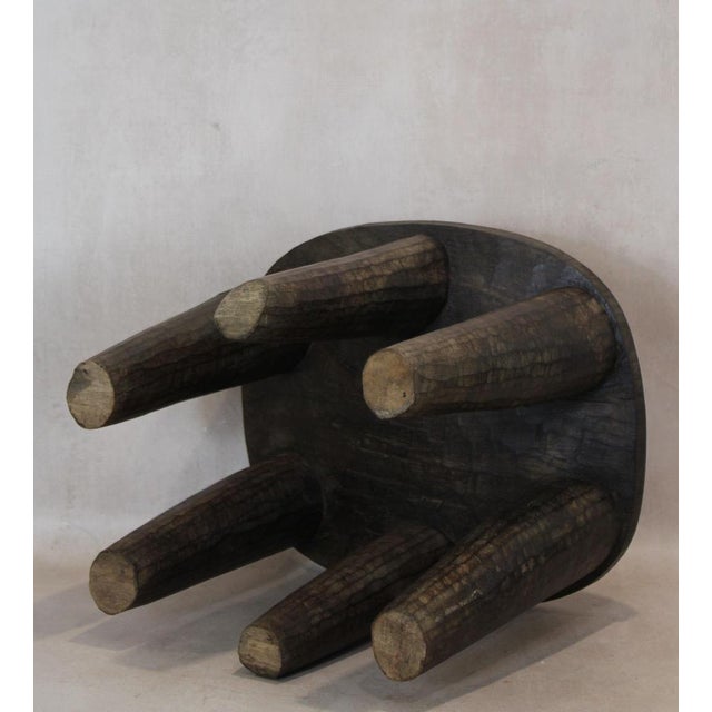 Nupe Stool in Wood For Sale - Image 5 of 6