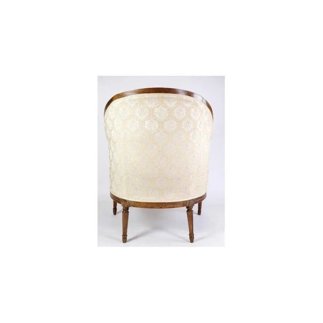 Wood Set of Louis Seize Chairs in Polished Mahogany For Sale - Image 7 of 9