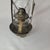 Ruby Red Antique Ruby Red Glass Hanging Oil Lamp Macbeth Pearl Glass Chimney Brass Trim For Sale - Image 8 of 13