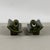 Art Deco Wall Lamps in Green Glazed Ceramic, Set of 2 For Sale - Image 5 of 9