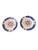 Chinoiserie Early 19th Century English Imari Pearlware Plates - A Pair For Sale - Image 3 of 4