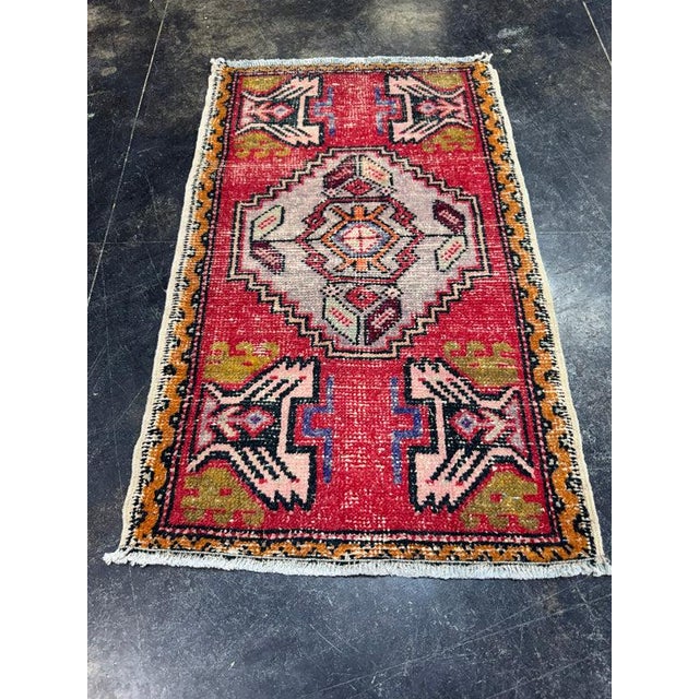 Turkish Yastik Rug 1'10" x 3' For Sale - Image 4 of 5