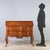 Baroque walnut bureau from Piedmont, second half of the 18th century, featuring a refined play of maple inlays. The...