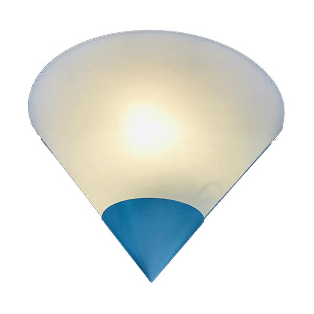 Opalina Glass Wall Light by Glashütte Limburg, 1970s For Sale