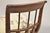 Antique Italian Neoclassical Style Carved Arrow Walnut Low Boudoir Slipper Chair For Sale - Image 9 of 12