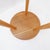Vintage Wooden Tripod Side Table with Rounded Legs For Sale - Image 6 of 10