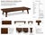 Rustic European Late 20th Century Rustic Primitive Solid Wood Coffee Table — Refinished in Old Chapel Satin Walnut For Sale - Image 3 of 5