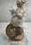 White Hollywood Regency Natural Shell Lamps With Linen Shades - Pair For Sale - Image 8 of 9