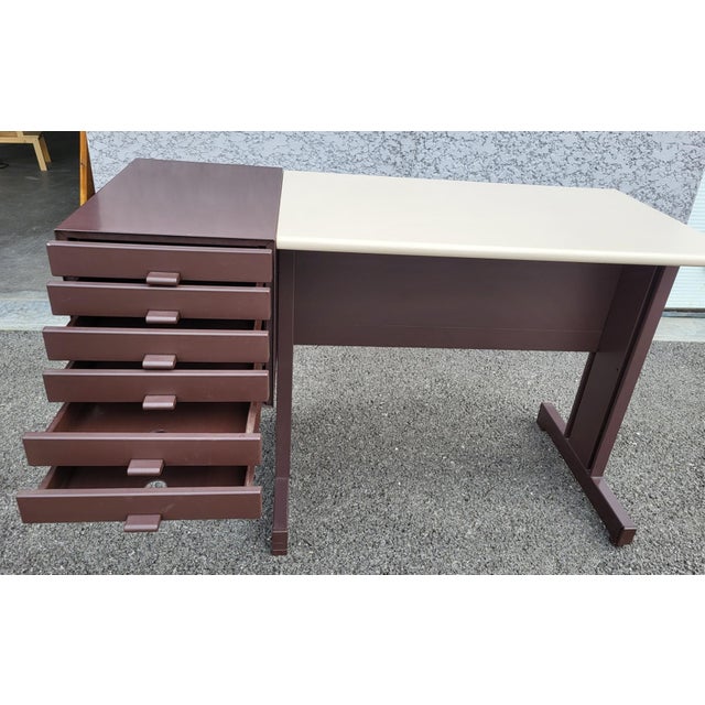 Vintage Italian Synthesis Desk by Ettore Sottsass for Olivetti, 1970s For Sale - Image 9 of 14