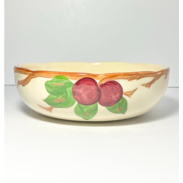 Franciscan China 1970s Franciscan “Apple” 3-Piece Dinnerware Serving Hostess Set, Serving Bowl & Relish For Sale - Image 4 of 9