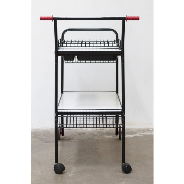 Casamania Trolley in Lacquered Metal from Frezza For Sale - Image 6 of 18