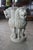 Late 20th Century Monumental Capital of Ashoka Sculptural Lion Marble Statue Pedestal Center Table For Sale - Image 5 of 15