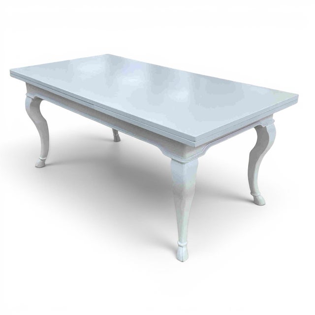 Gather family and friends around this elegant vintage French Country extension dining table, beautifully refinished in a...