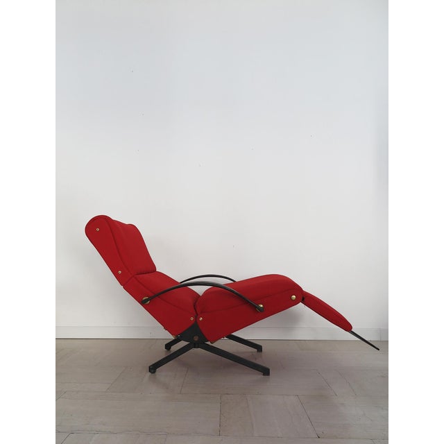 1970s Italian Model P40 Reclining Chair by Osvaldo Borsani for Tecno, Italy, 1950s For Sale - Image 5 of 18