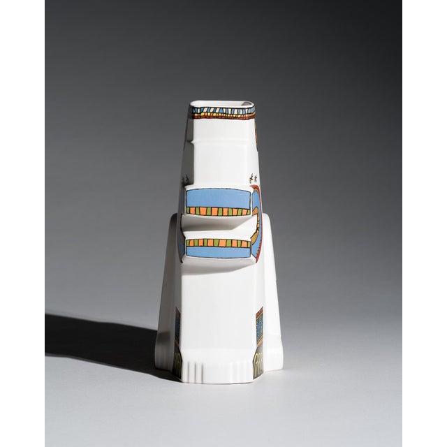 Rosenthal Leones Series Vase in Porcelain by Javier Mariscal for Rosenthal Studio-Line, 1980s For Sale - Image 4 of 7