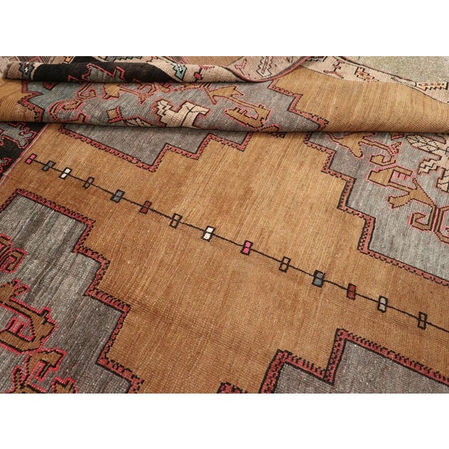 Galerie Shabab Collection Mid-20th Century Turkish Anatolian Room Size Carpet For Sale - Image 10 of 10