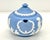 Vintage Mid Century 1960s Wedgwood Jasperware Sacrifice Teapot For Sale - Image 9 of 11