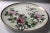 This large floral platter is entirely hand painted with traditional Chinese motifs. It features large blooming pink...
