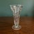 Transparent Vintage Anna Hutte Bleikristall Lead Crystal Etched Rose Vase-Germany-Bud-Floral For Sale - Image 8 of 10