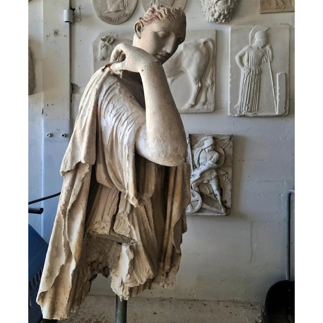 19th Century Plaster of the Diana of Gabi For Sale - Image 6 of 10