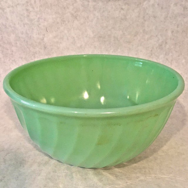 Jadeite Swirl Mixing Bowl Chairish