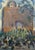 American Candlelight Service Landscape Painting, Oil on Canvas, Circa 1940 by Orrin A. White For Sale - Image 3 of 6