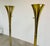 1960s Elegant Pair of Laurel Lamp Company Fluted Brass Floor Lamps For Sale - Image 5 of 8