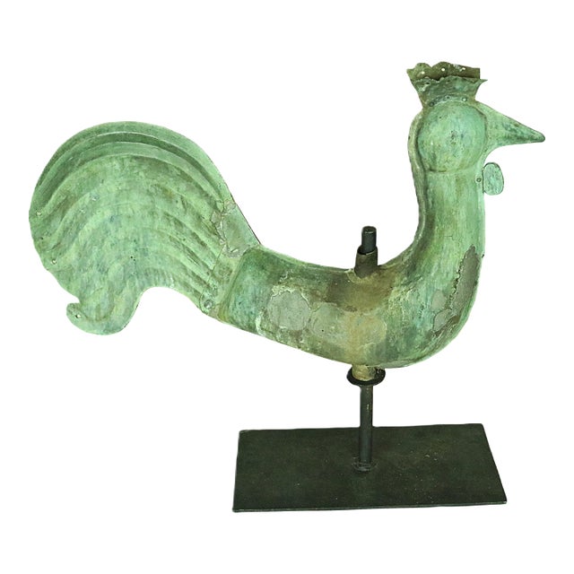 Mid 19th Century French Copper Weather Vane For Sale