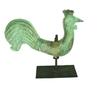 Mid 19th Century French Copper Weather Vane