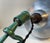 Green Scandinavian Industrial Green Wall Lamp, 1950s For Sale - Image 8 of 13