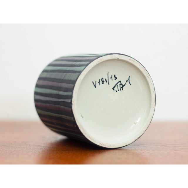 Small Ceramic Vase by Ettore Sottsass for Bitossi For Sale In Detroit - Image 6 of 13