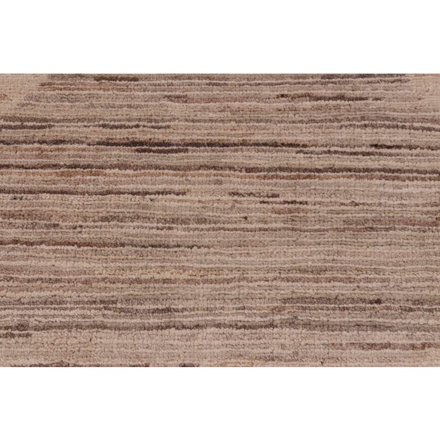 Textile Boho Chic Gabbeh Tan/Green Wool Rug - 9'9'' X 14'0'' For Sale - Image 7 of 10