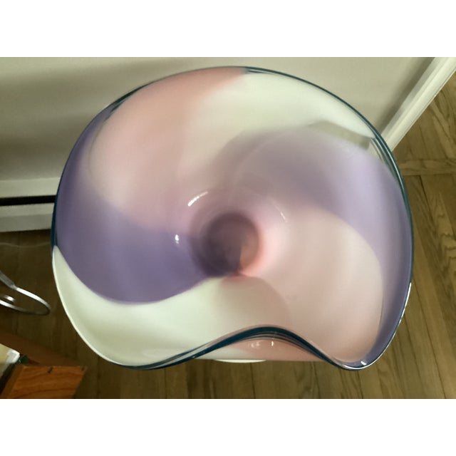 Stunning Nicholson Wave Series Bowl by Rick and Janet Nicholson For Sale - Image 9 of 11