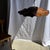 Wood Large Flat Wavy Leaf-Shaped Teak Pendant Light with Floral Stripes, 1980s For Sale - Image 7 of 11