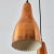 Metal 1950s Bent Karlby 3-Shade Chandelier in Copper for Lyfa For Sale - Image 7 of 12