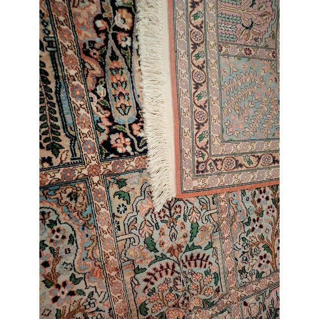 Vintage Cashmere Silk Rug, 2000s For Sale - Image 11 of 14