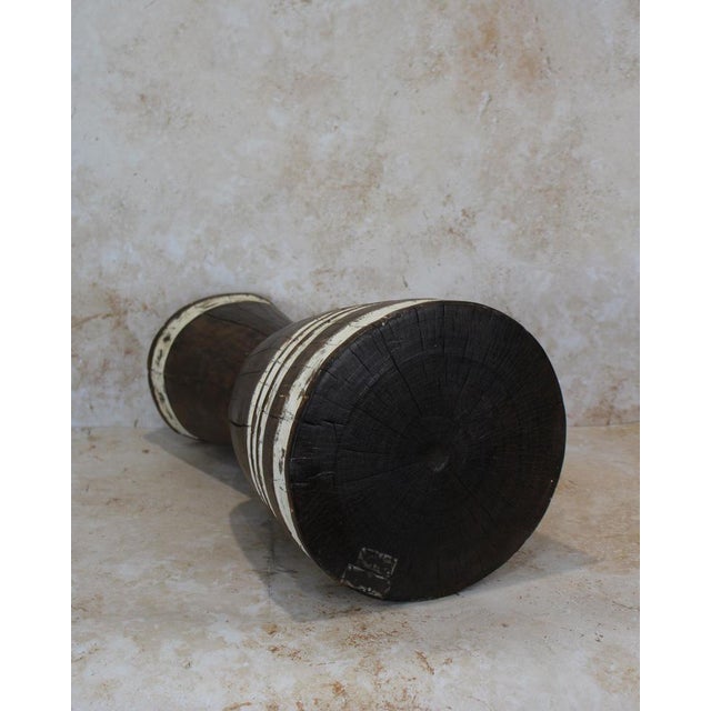 Tapered Wood Side Table For Sale - Image 3 of 5