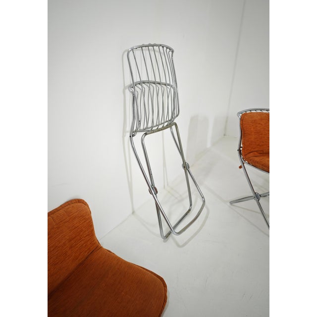 Mid-Century Modern Chairs by Gastone Rinaldi for Rima, Italy 1970s, Set of 4 For Sale - Image 15 of 18