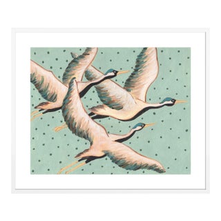 Arlo, Augustus, & the Duke by Willa Heart in White Framed Paper, Small Art Print For Sale