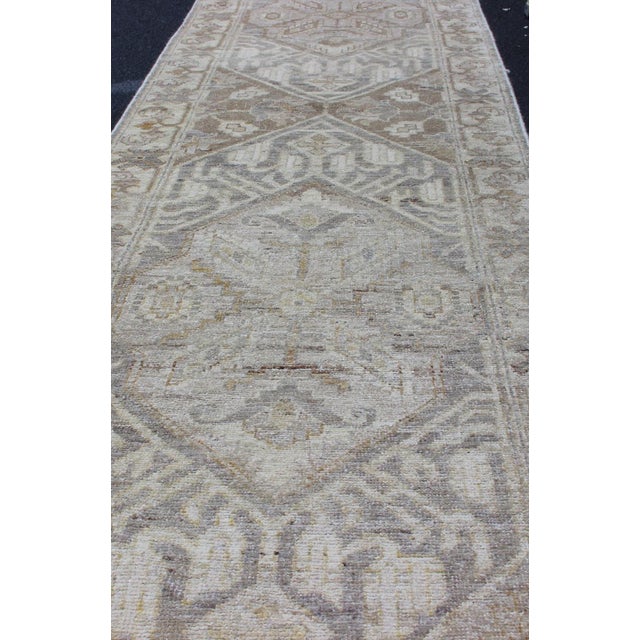 Measures: 2'5 x 10'8 Keivan Woven Arts Khotan Runner with All-Over Geometric Medallion Pattern. Keivan Woven Arts / rug /...
