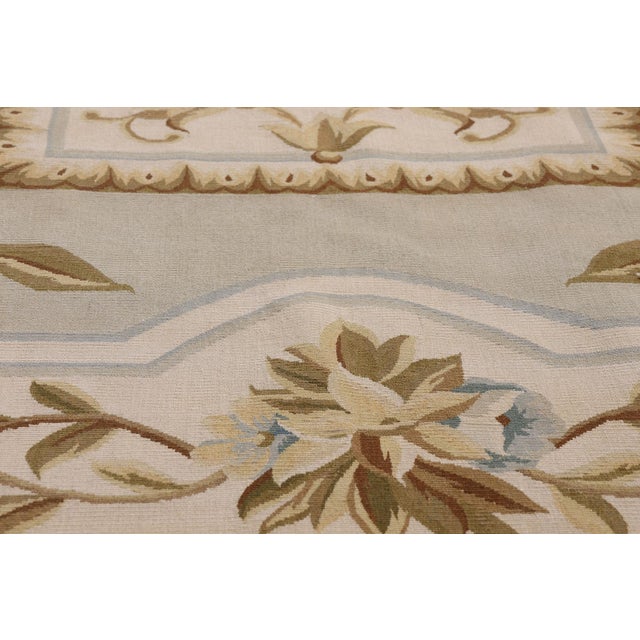 Mid 20th Century Vintage Chinese Aubusson Rug, 08'10 X 10'01 For Sale - Image 5 of 10