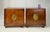 Vintage Henredon Attributed Asian Asian-Inspired Walnut Nightstands / Cabinets – Pair For Sale - Image 11 of 16