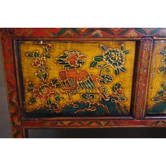 Early 20th Century Tibetan Meditation Altar Table For Sale In San Antonio - Image 6 of 13