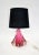 Crystal Table Lamp in Pink from Val Saint Lambert For Sale - Image 6 of 6