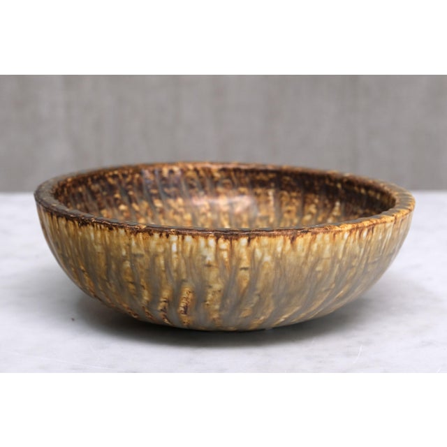Rubus Stoneware Bowl by Gunnar Nylund for Rörstrand, Sweden, 1965 For Sale - Image 10 of 10