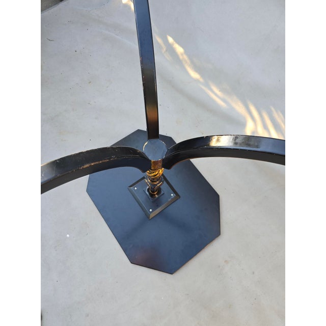 Ebony Regency Accent Table With Tripod Base For Sale - Image 8 of 10