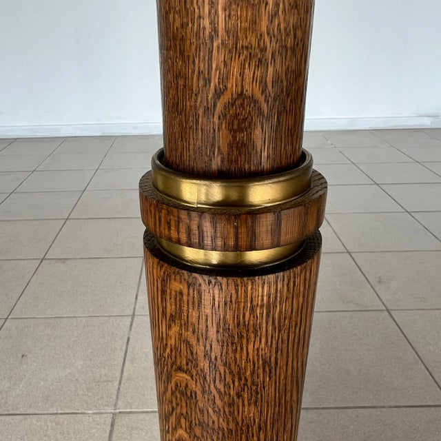 Brown Cactus 3-Light Vintage Floor Lamp For Sale - Image 8 of 11